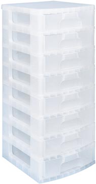 Ladenblok Really Useful box 8x9,5L transparant