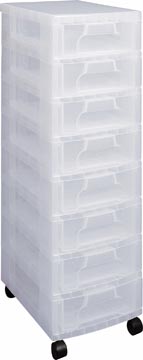Ladenblok Really Useful Box 8x7L transparant