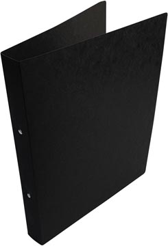 Ringmap Bronyl Glanskarton A4 2 ringen rug 25mm zwart