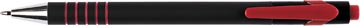 Balpen Q-Connect Lambda 0,5mm Medium punt Rood