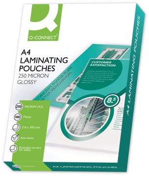 Lamineerhoes Q-Connect A4 2x250µ (100)