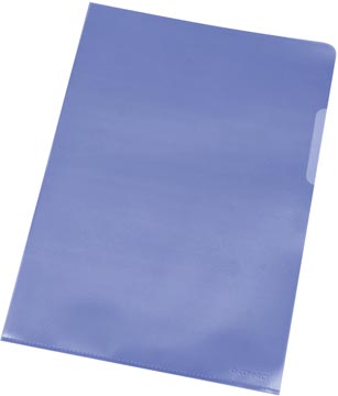 L-map Q-Connect A4 PP 120 Micron Blauw (100)