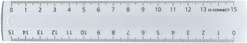 Meetlat Polystereen Q-Connect 15cm