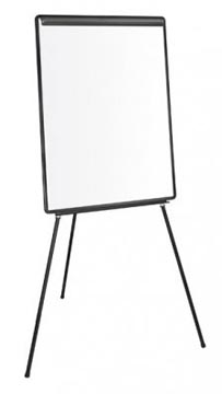 Flipchart Q-Connect niet-magnetisch zwart
