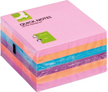 Quick notes Q-Connect 76x76mm 80vel assorti (6)