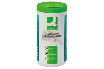 Reinigingsdoekjes voor telefoon Q-Connect (100)