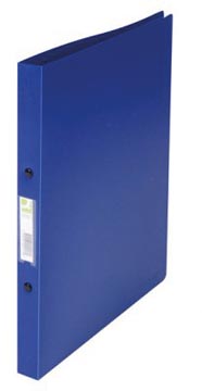 Ringmap Q-Connect A4 PP 2 O-ringen 16mm rug 22mm donkerblauw