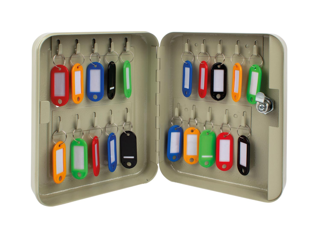 Sleutelkast voor 20 sleutelhangers Q-Connect Grijs