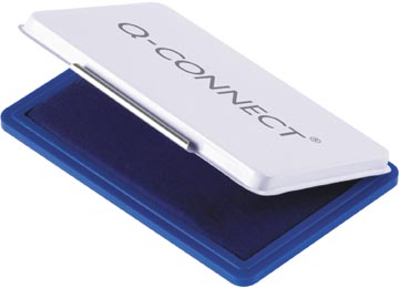 Stempelkussen Q-Connect 110x70mm Blauw