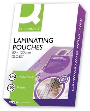 Lamineerhoes Q-Connect A7 2x125 Micron (100)