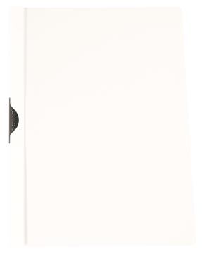 Klemmap met metalenclip Q-Connect A4 30vel Transparant Wit