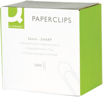 Papierklemmen Q-Connect 26mm (2000)