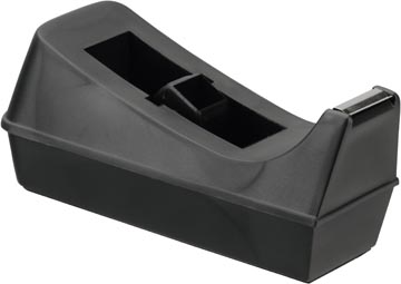 Plakbandafroller Q-Connect 19mmx33m zwart