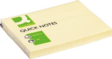 Quick Notes Q-Connect 76x102mm 100vel Geel