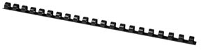Bindrug Q-Connect 10mm 21 ringen Zwart (100)