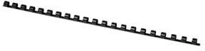 Bindrug Q-Connect 8mm 21 ringen Zwart (100)