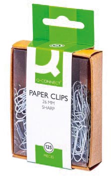 Papierklemmen Q-Connect 26mm (125)