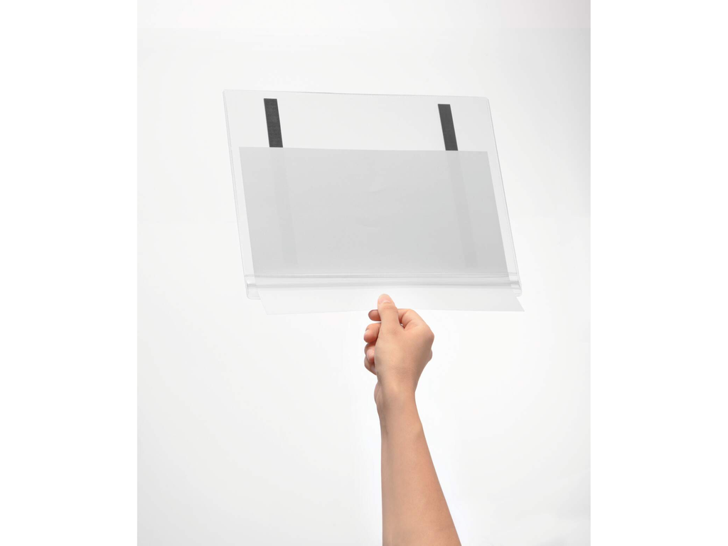 Waterbestendige hoes Durable A4 magnetisch transparant (5)