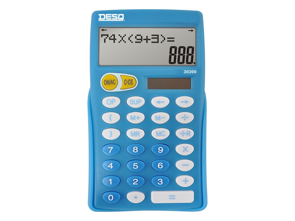 Rekenmachine Desq school 30200 blauw