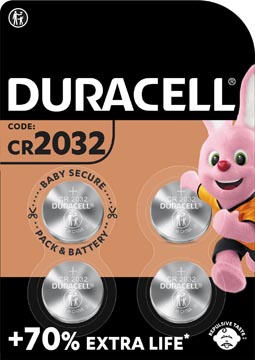 Knoopcelbatterij Duracell specialty electronics CR2032 (4)