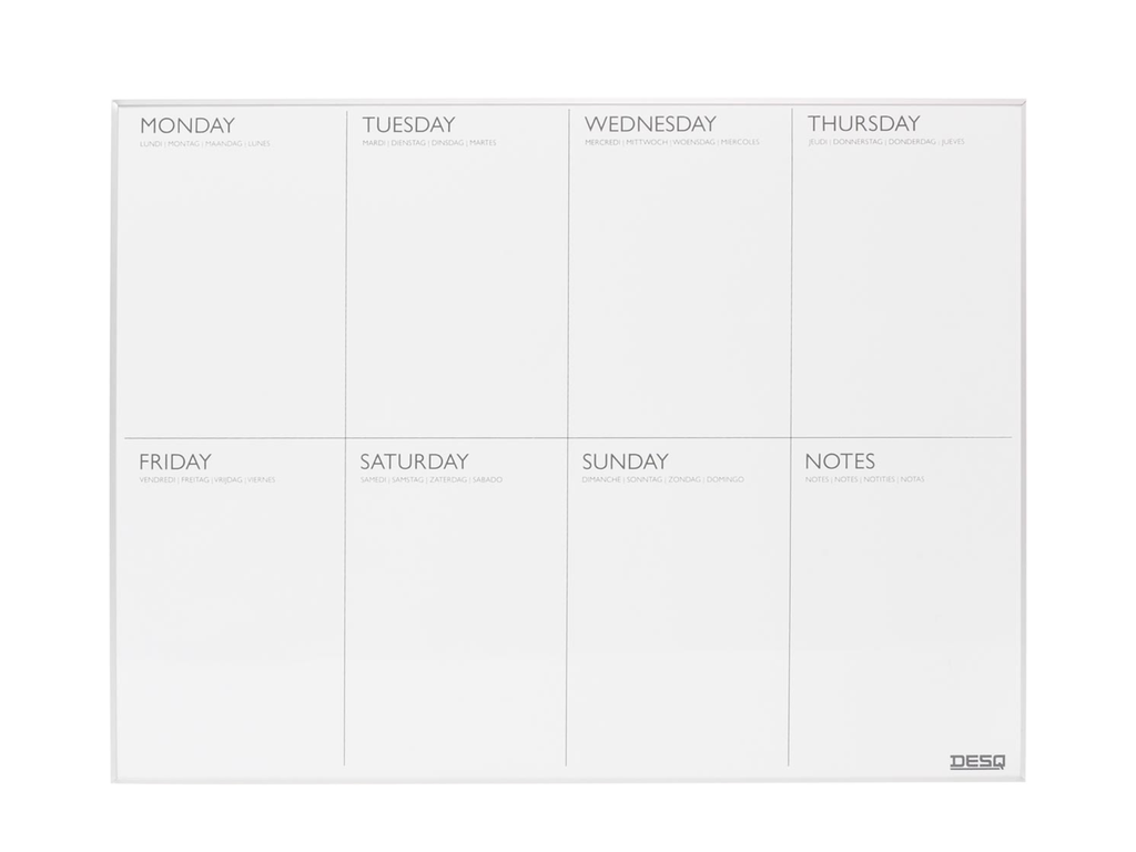 Desq Magnetische weekplanner Ft 45x60cm