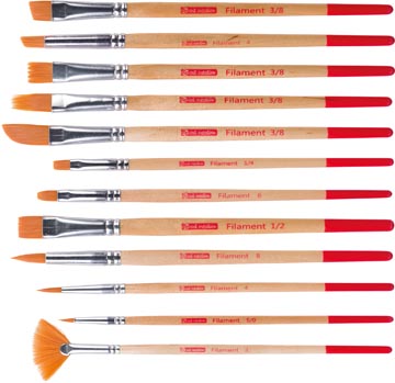 Aquarelpenselen Talens Art Creaction polyester assorti (12)