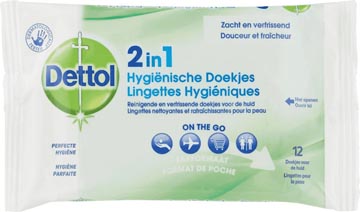 Reinigingsdoekjes Dettol 2-in-1 (12)