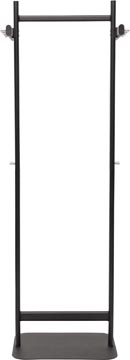Kapstok Maul Salsa metaal hoogte 172cm 8 kledinghaken en kledingstang zwart Ral 9004