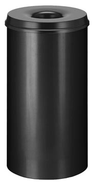 Papierbak V-part vlamdovend 50L zwart