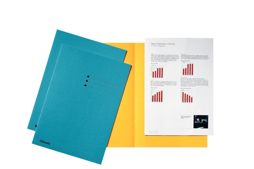 [ESS-2113402] Dossiermap Esselte A4 180g (100) (blauw)