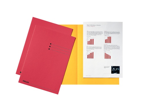 [ESS-2113415] Dossiermap Esselte A4 180g (100) (rood)