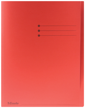 [ESS-2013415] Dossiermap Esselte A4 met overslag en opdruk 180g (100) (rood)