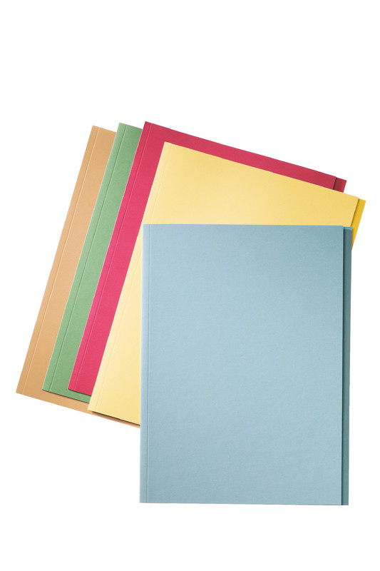 Dossiermap Esselte Manilla folio met overslag 275g (100)