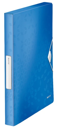[ESS-46290036] Elastobox Leitz WOW PP A4 25mm metallic (blauw)