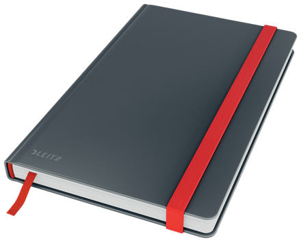 [ESS-44810089] Notitieboek Leitz Cosy Soft Touch gelamineerd karton A5 gelijnd 160 blz (fluweel grijs)