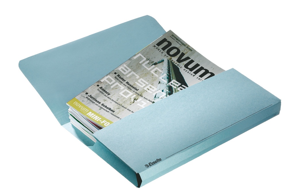 Pocket file Esselte Manilla karton folio 275g (25)