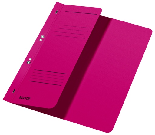 [ESS-37400025] Snelhechtmap Leitz karton A4 halve voorflap geperforeerd (50) (rood)