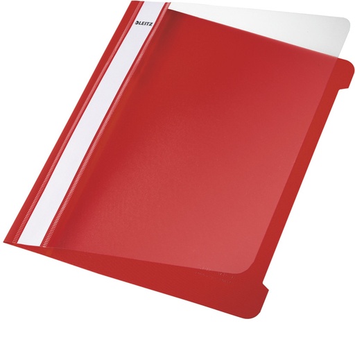 [ESS-41970025] Snelhechtmap Leitz Standaard PVC A5 (25) (rood)