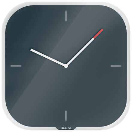 [ESS-90170089] Wandklok Leitz Cosy (fluweel grijs)