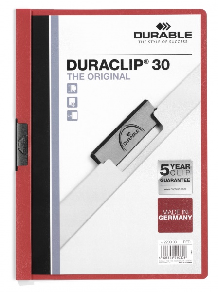Klemmap Durable Duraclip 30 PP A4 30vel