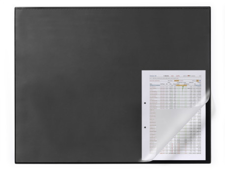 Schrijfonderlegger Durable 650x500mm met randbescherming en transparant afdekvel