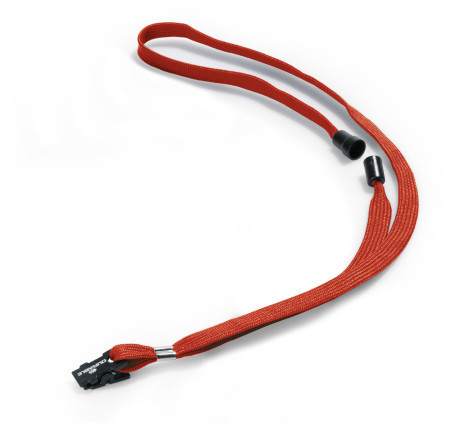 Textielkoord Durable 10mm 44cm met kunststof klem en veiligheidssluiting (10)