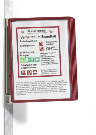 Zichtpanelensysteem Durable Vario Magnetic Wall 5