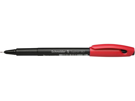 [SCH-9672] Fineliner Schneider Topliner 967 0.4 mm (rood)
