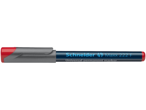 [SCH-112202] Permanent marker Schneider Maxx 222 F 0.7 mm (rood)