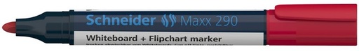 [SCH-129002] Whiteboardmarker Schneider Maxx 290 rond 1-3 mm (rood)