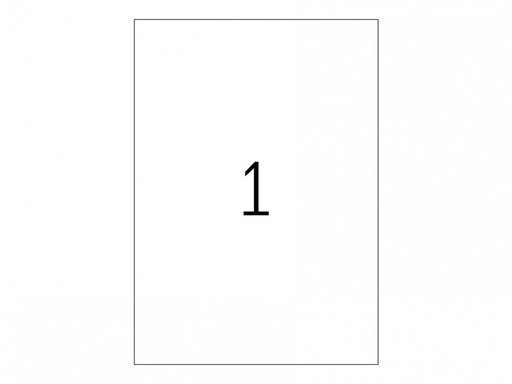 [ETI-32700512] EtiPage 01 etik/blad 210 x 297 mm 100 bl (fluo geel)