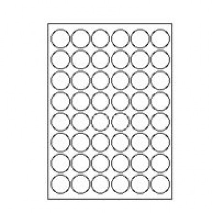 [ETI-31800576] Etipage 48 etik/blad Ø 32 mm 100 bl (rood)