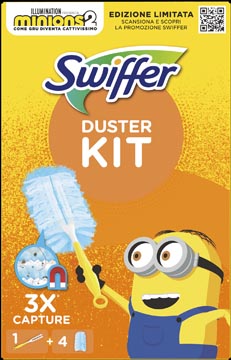 Afstoffer Swiffer Duster Trap & Lock kit + 4 stofdoekjes