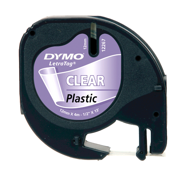 Dymo Letratag tape plastic 12mmx4m